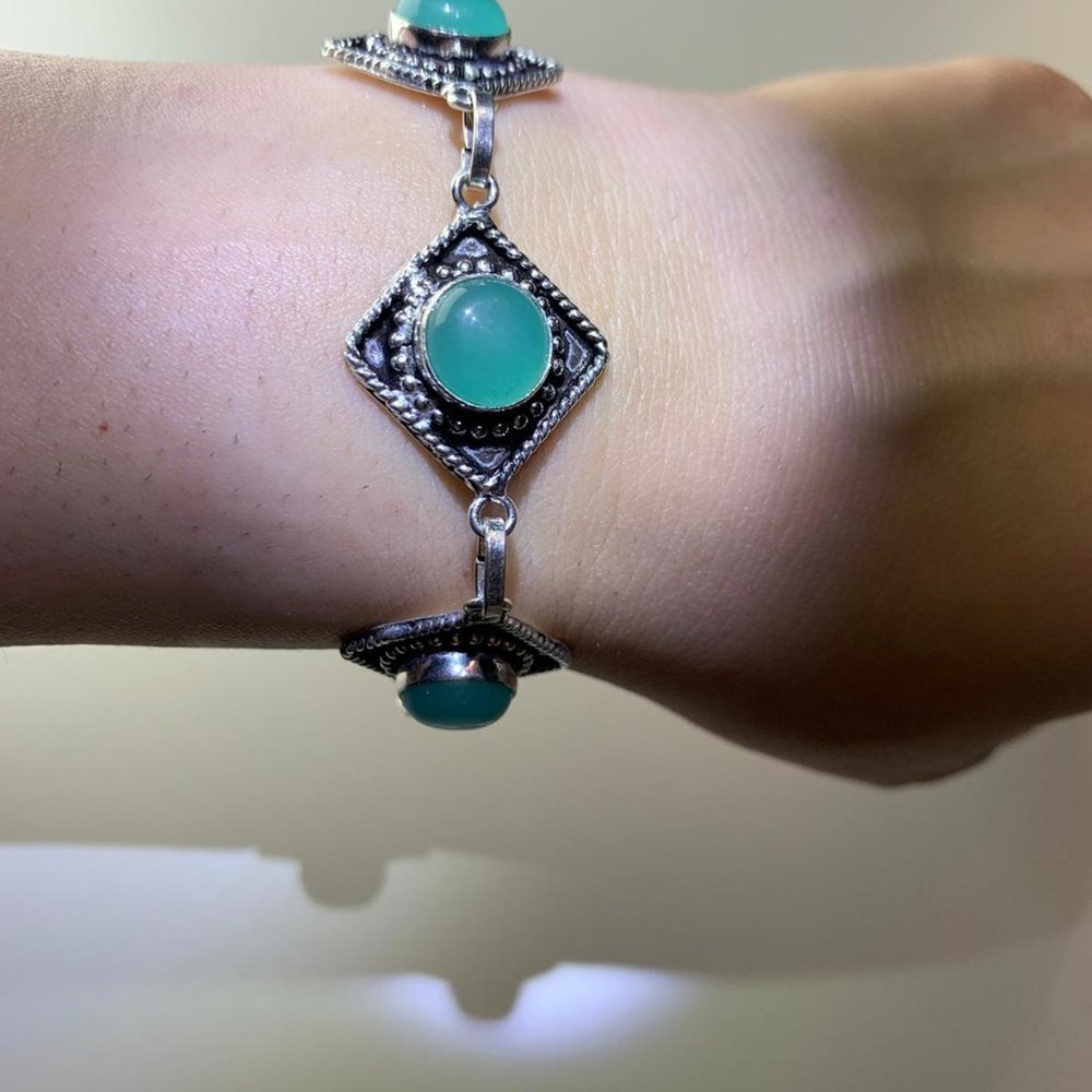 Chalcedony Bracelet(sold) - Picture 3 of 3